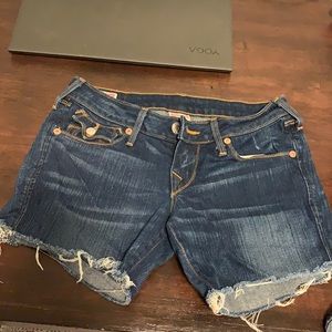 True Religion Jean shorts